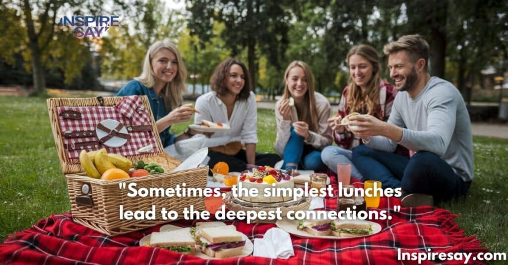 "Sometimes, the simplest lunches lead to the deepest connections."