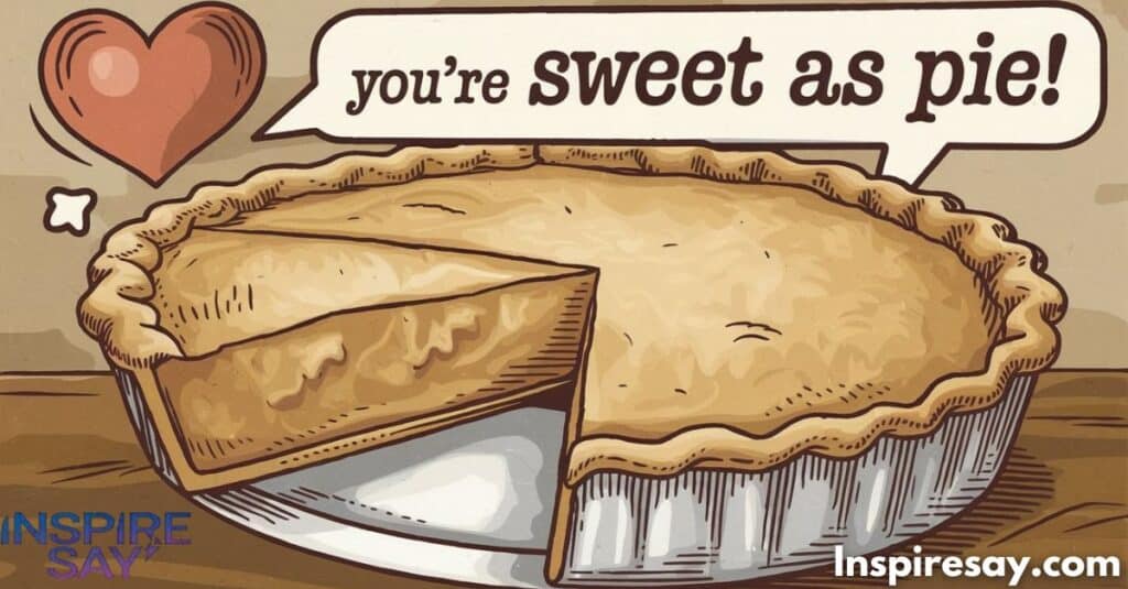 You're sweet as pie!