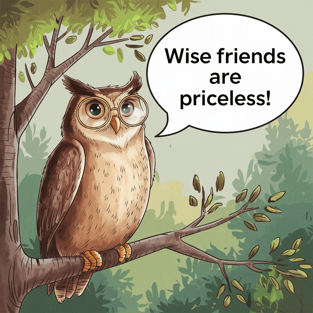 Wise friends are priceless!