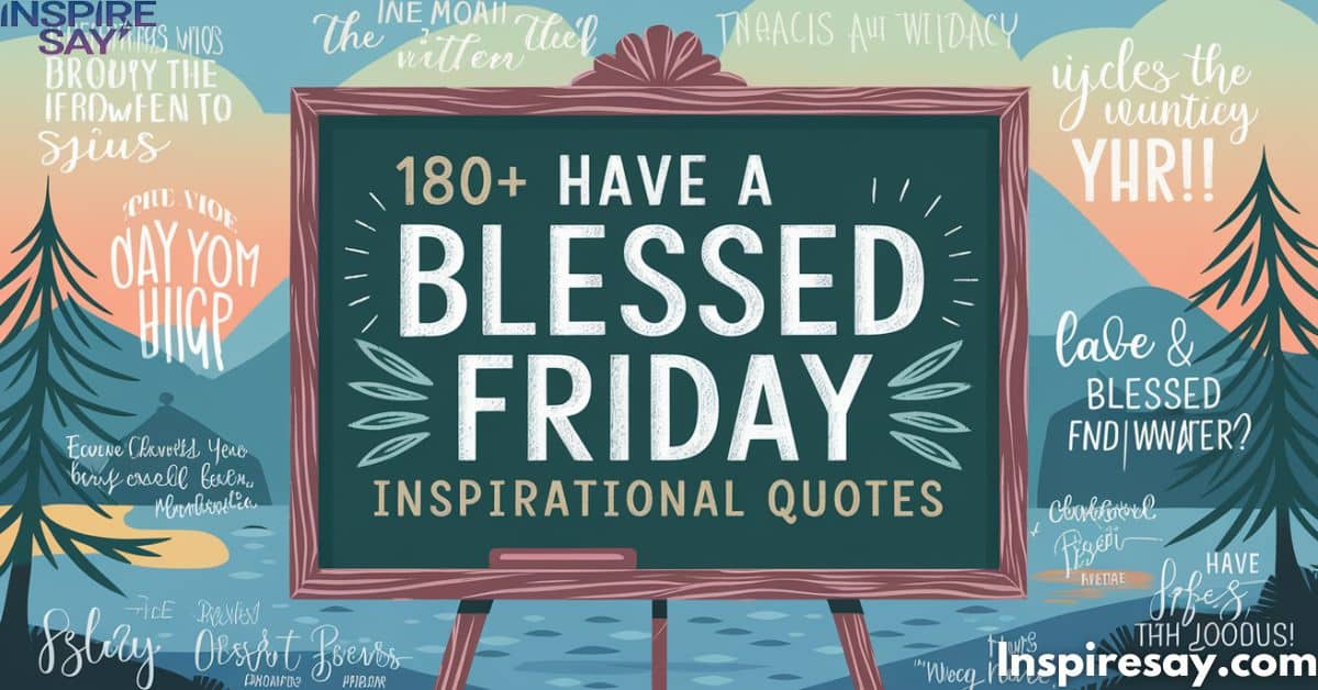 180+ Have A Blessed Friday Inspirational Quotes to Power You Thoughts