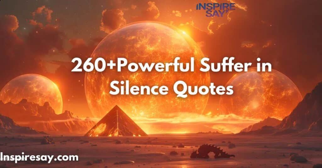 260+Powerful Suffer in Silence Quotes