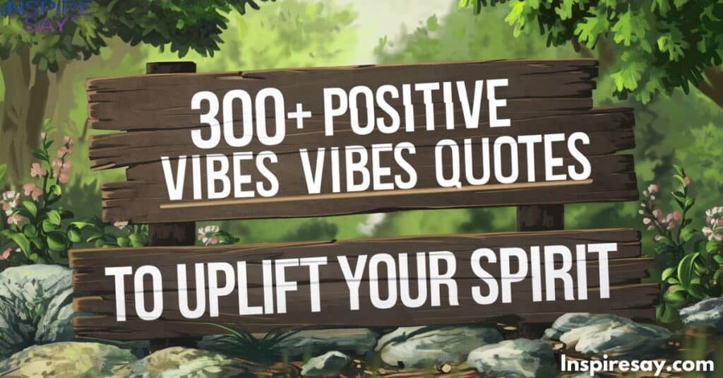 300+ Positive Vibes Quotes to Uplift Your Spirit