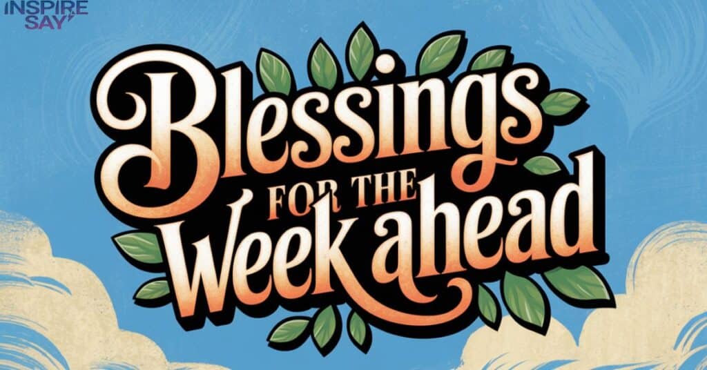 Blessings for the Week Ahead