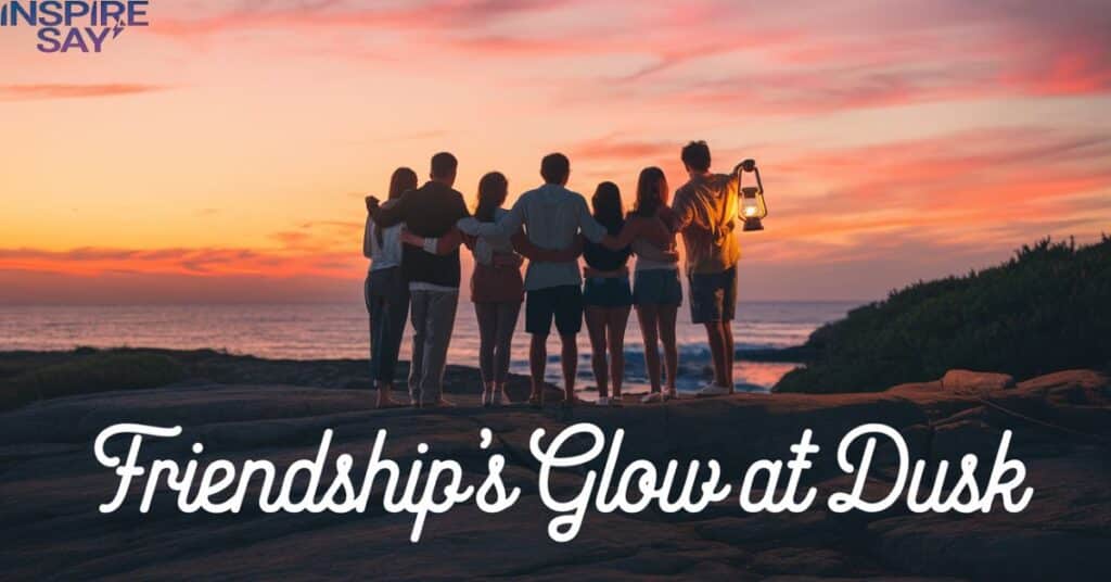 Friendship’s Glow at Dusk