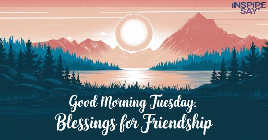 Good Morning Tuesday Blessings for Friendship 🤝