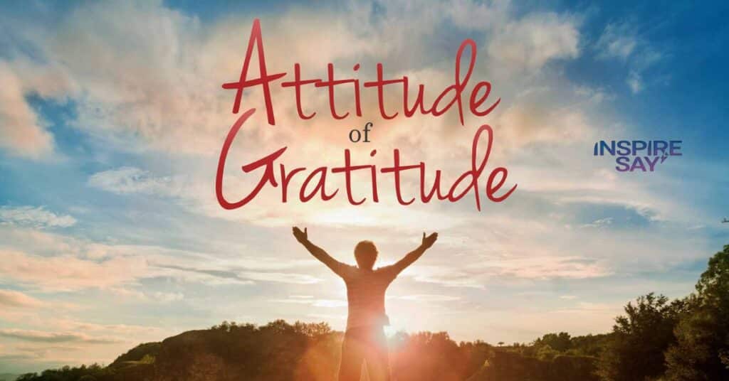 Attitude of gratitude