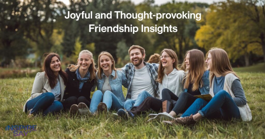 Joyful and Thought-Provoking Friendship Insights