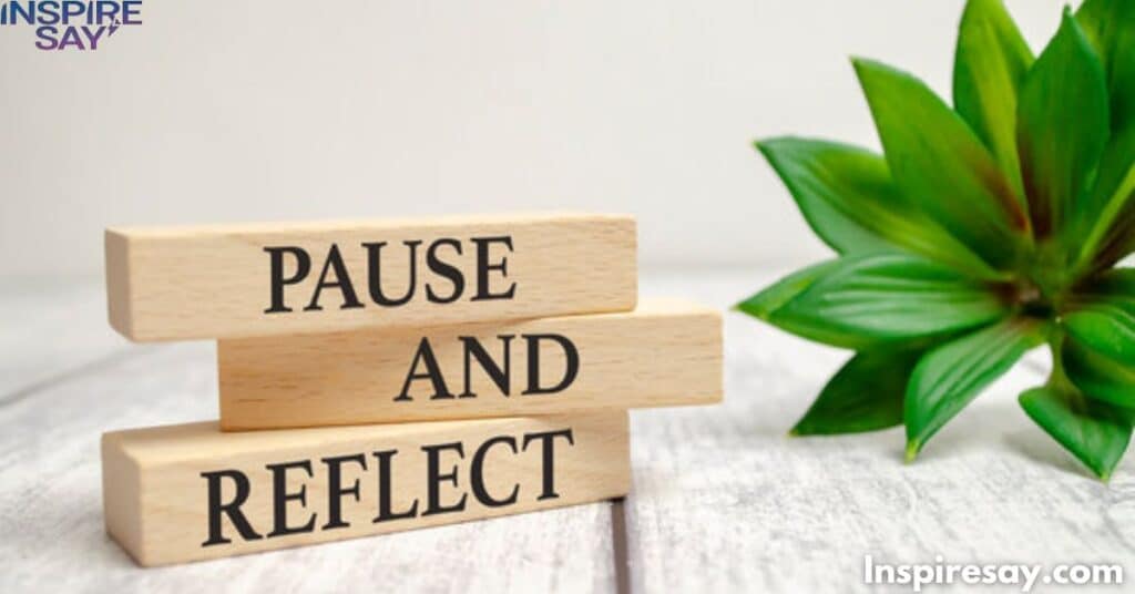 Pause and Reflect with Gratitude