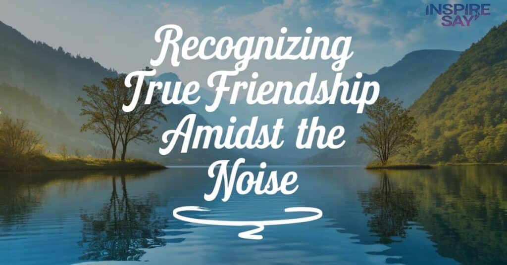 Recognizing True Friendship Amidst the Noise