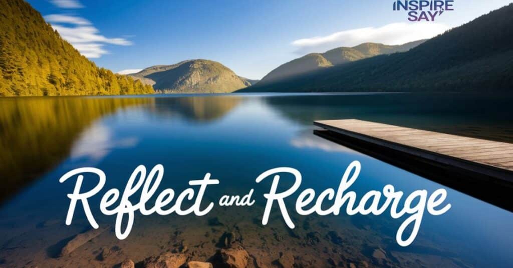 Reflect and Recharge