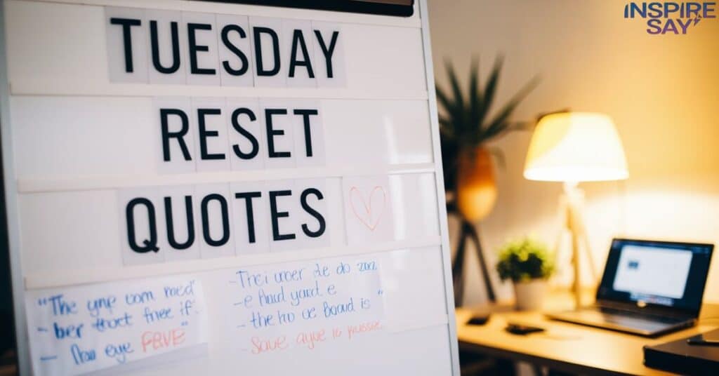 Tuesday Reset Quotes 🔄