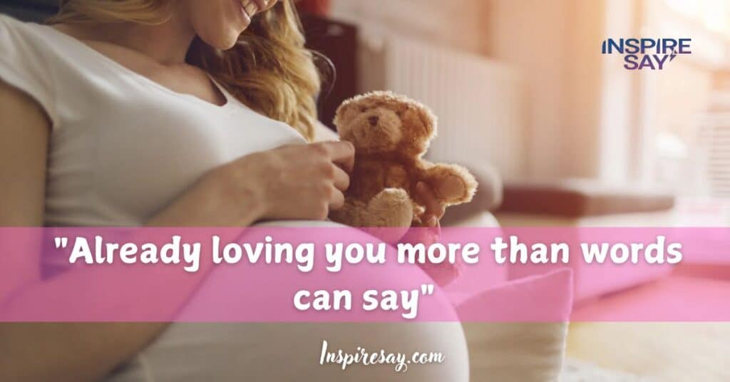 "Already loving you more than words can say.