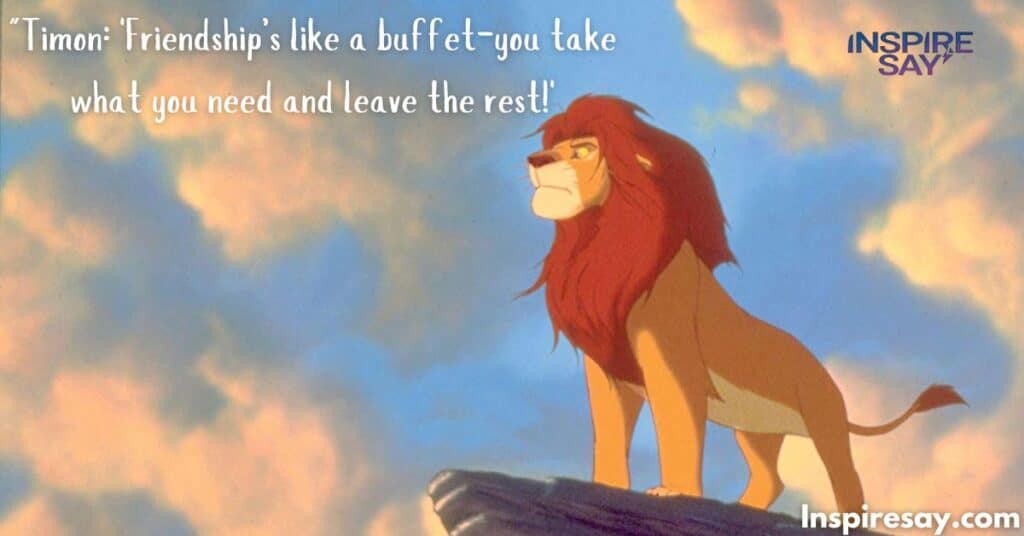 Funny Lion King Quotes on Friendship 😂