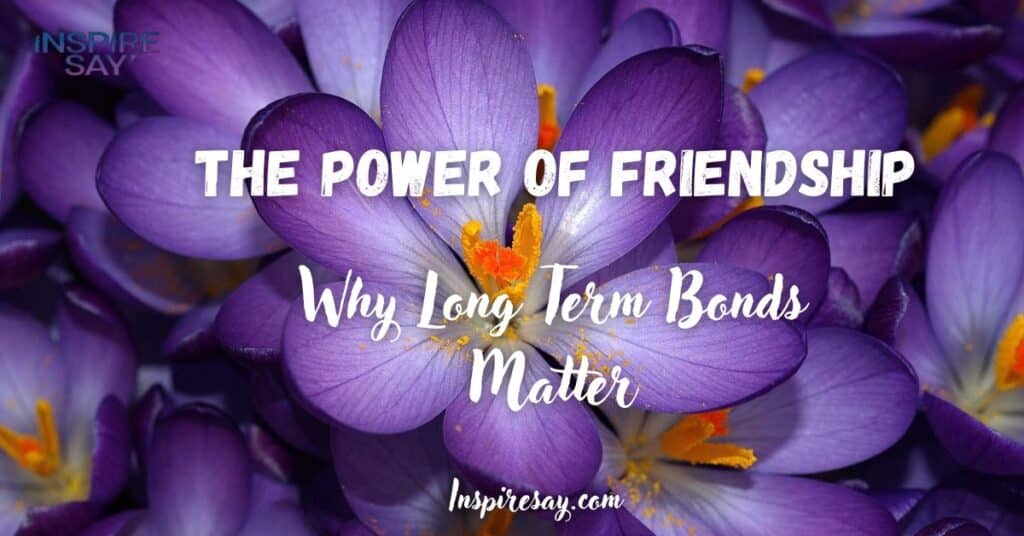 The Power of Friendship: Why Long-Term Bonds Matter