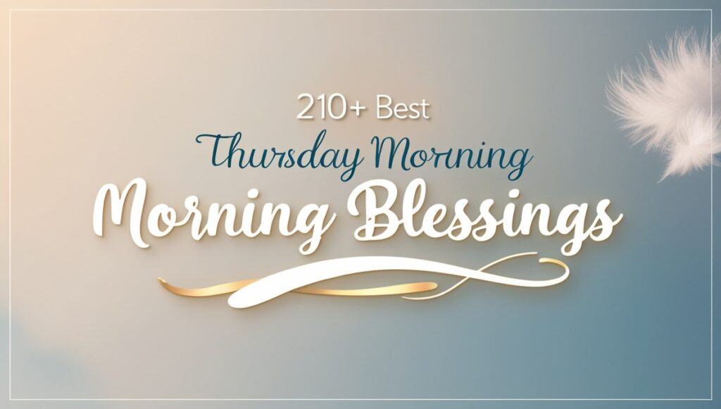 Best Thursday Morning Blessings