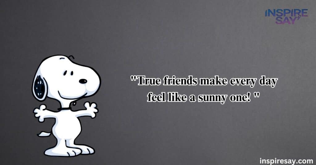 Snoopy Quotes About Friendship