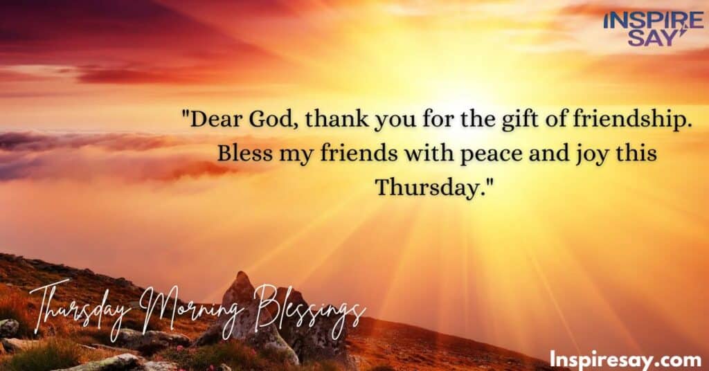 Thursday Morning Blessings