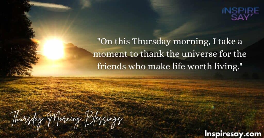 Thursday Morning Blessings