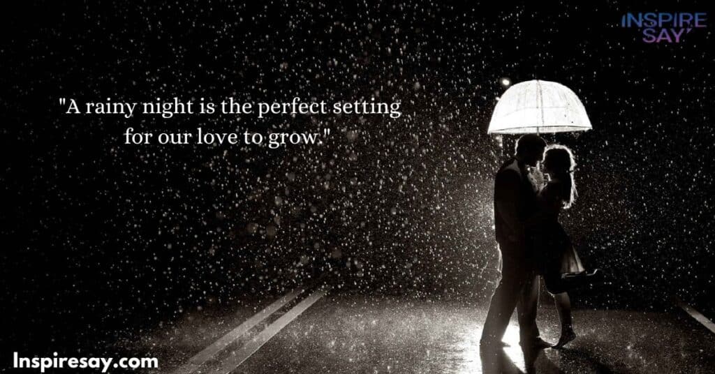 deep rain love quotes