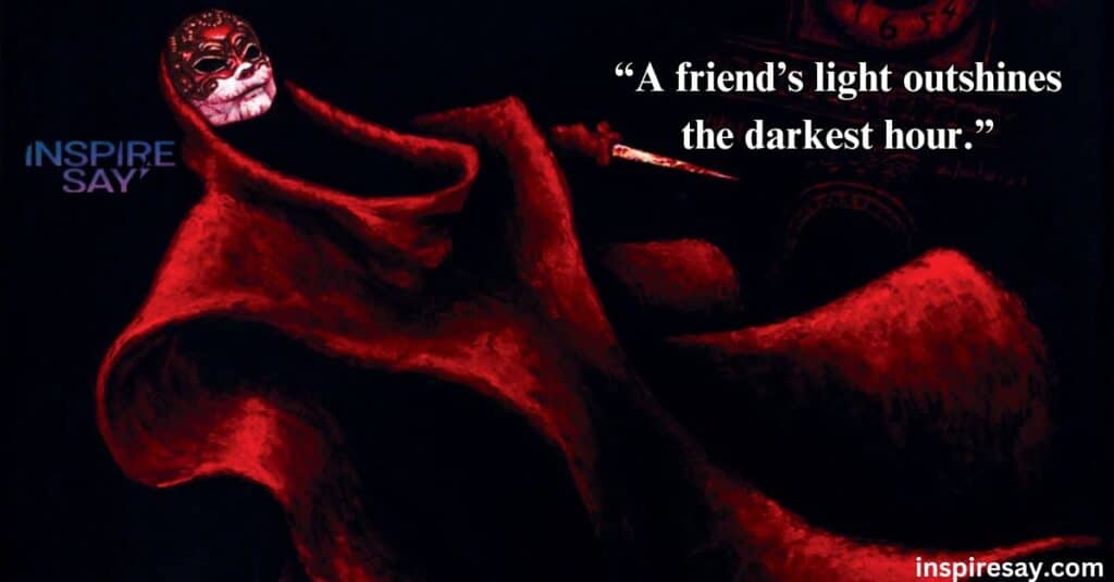 quotes from the masque of the red death