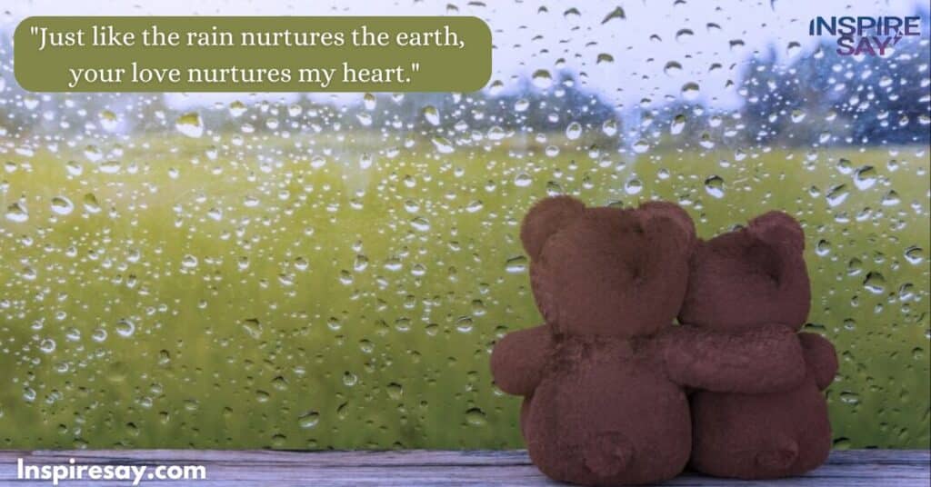 romantic rain quotes