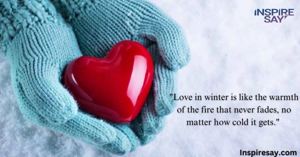 romantic snow love quotes